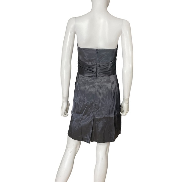 David's Bridal Bridesmaid Strapless Dress - Picture 4 of 6